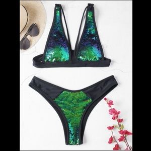 Zaful Sparkle Bikini NWT